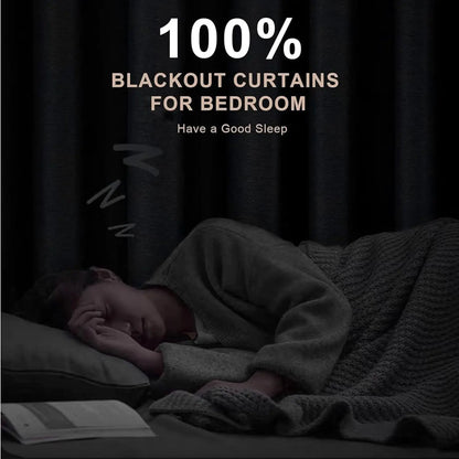 2pcs Blackout Curtains for LivingRoom
