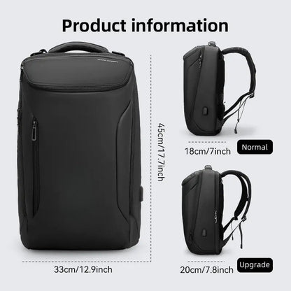 Waterproof High Tech Backpack with Sport CarShape Design and USB Charging Port, TravelLaptop Backpack Fits 17.3 Inch Notebookcomputer backpack boo