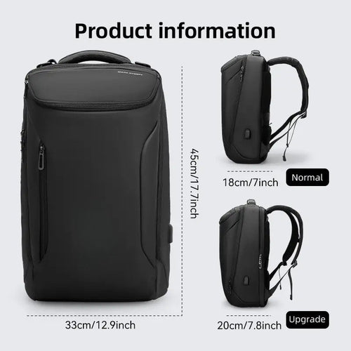 Waterproof High Tech Backpack with Sport CarShape Design and USB Charging Port, TravelLaptop Backpack Fits 17.3 Inch Notebookcomputer backpack boo