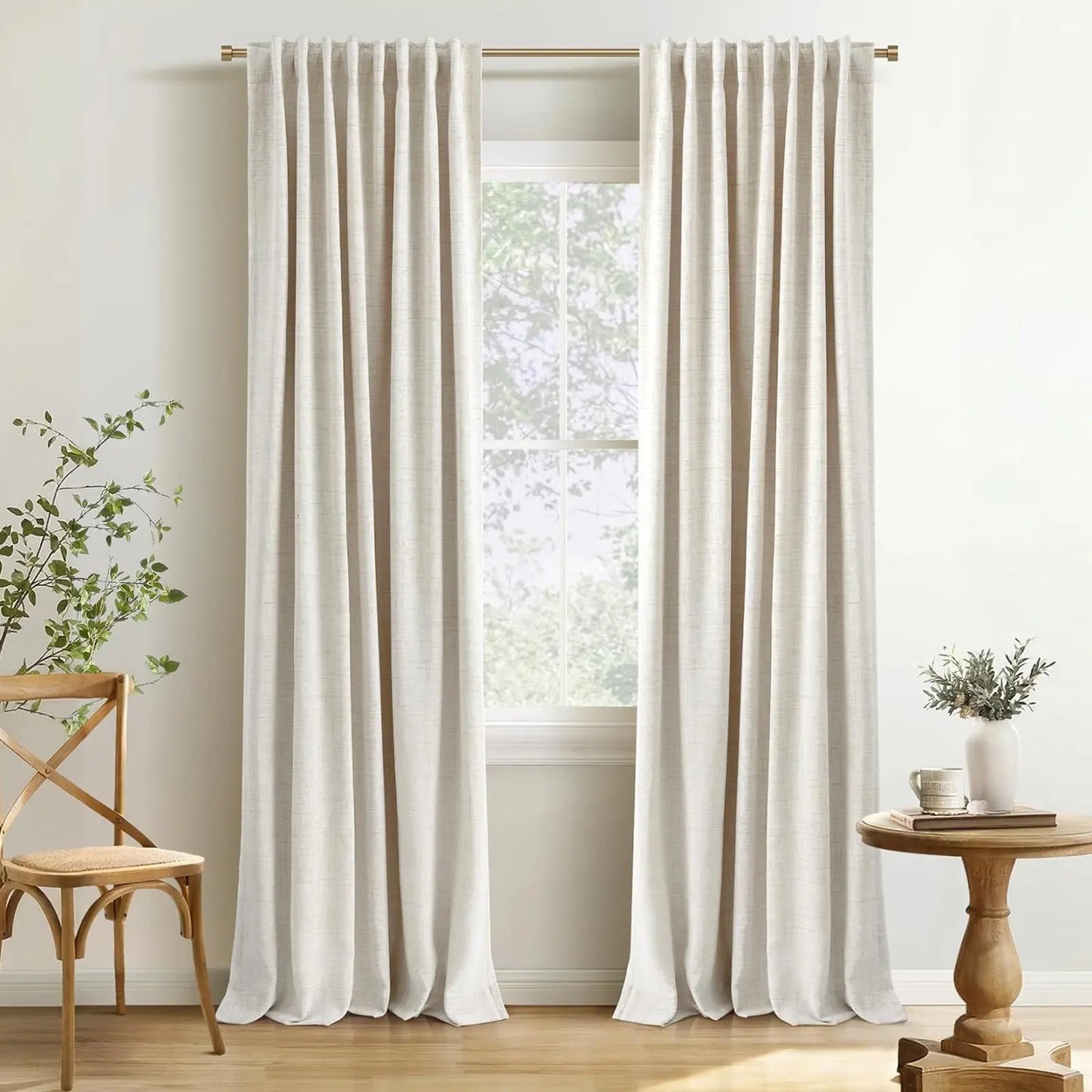 2pcs Blackout Curtains for LivingRoom