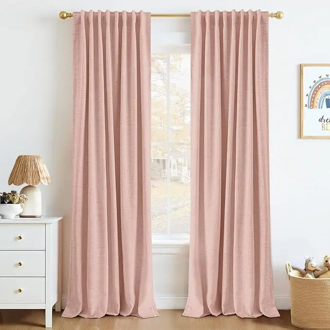 2pcs Blackout Curtains for LivingRoom