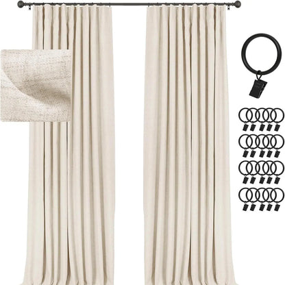 2pcs Blackout Curtains for LivingRoom