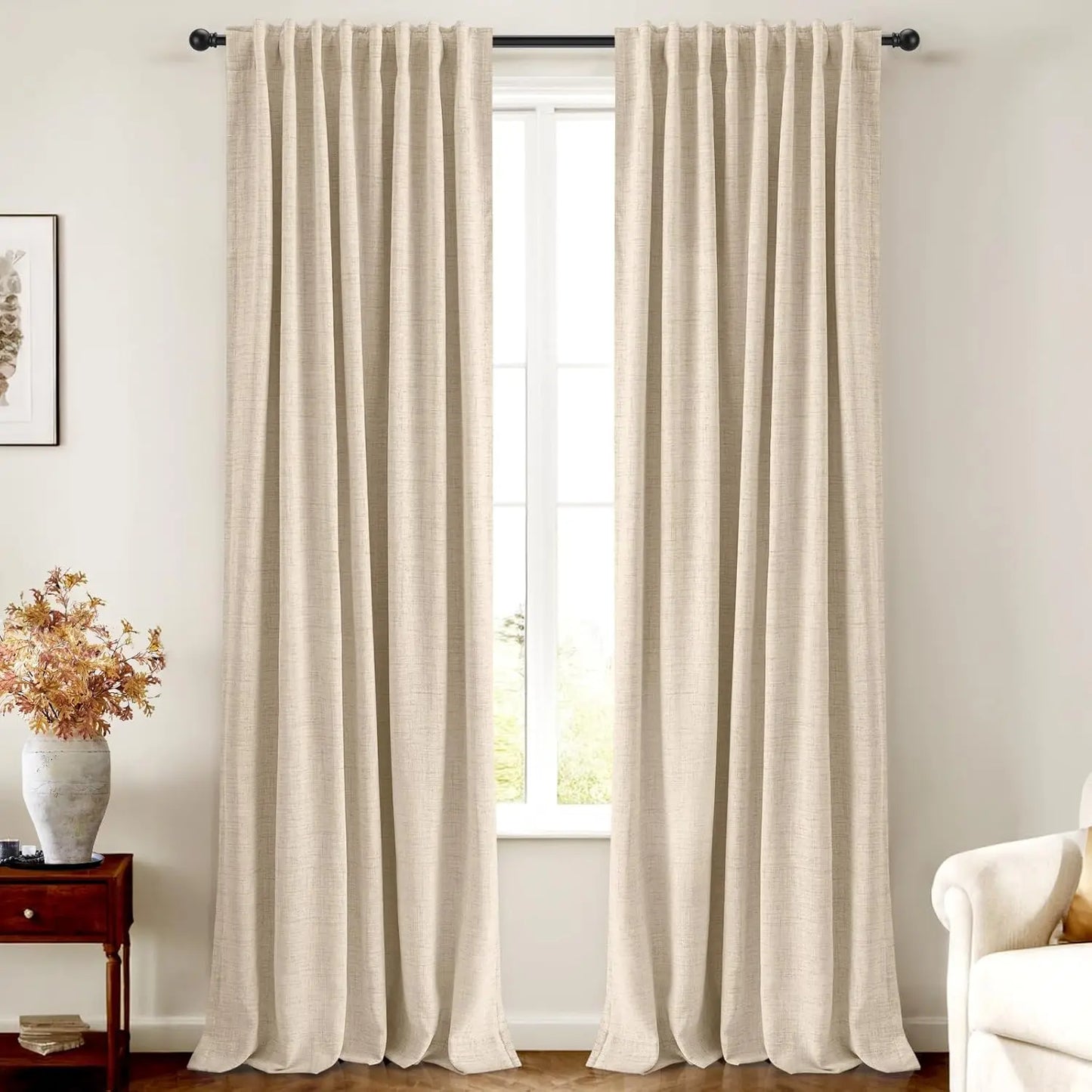 2pcs Blackout Curtains for LivingRoom