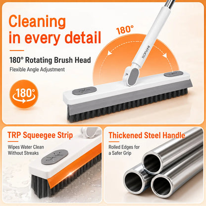 180° Rotating Gap Cleaning Tool -Extendable Adjustable No-Touch Cleaner forWindows, Sliding Doors, Narrow Spaces, HomeDeep Cleaning