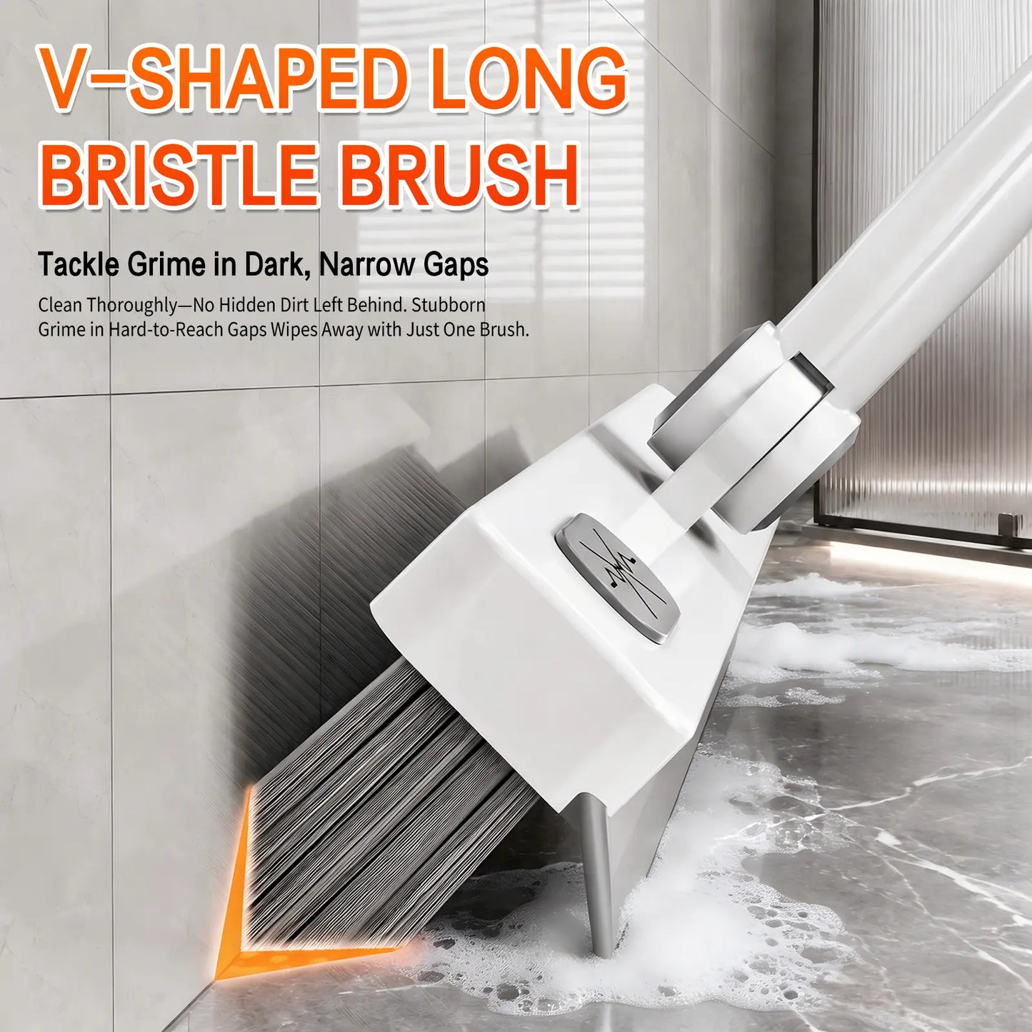 180° Rotating Gap Cleaning Tool -Extendable Adjustable No-Touch Cleaner forWindows, Sliding Doors, Narrow Spaces, HomeDeep Cleaning